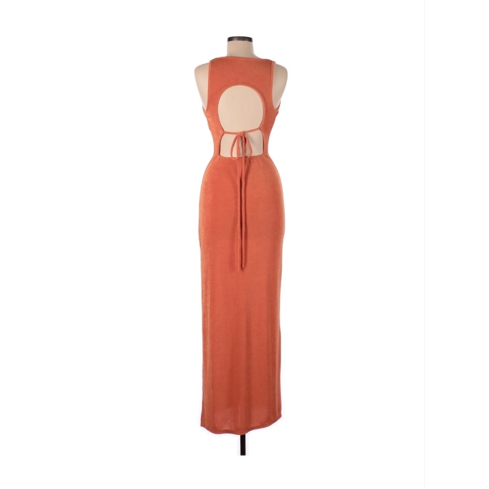 Orange Sleeveless Dress